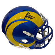 Kyren Williams Signed Los Angles Rams Speed Mini Helmet JSA Witness COA0