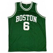 Bill Russell Signed Autographed w/ #6 Insc. Boston Celtics Custom Jersey JSA LOA0