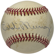 Eddie Murray Signed Rawlings National League Baseball Orioles JSA COA B0