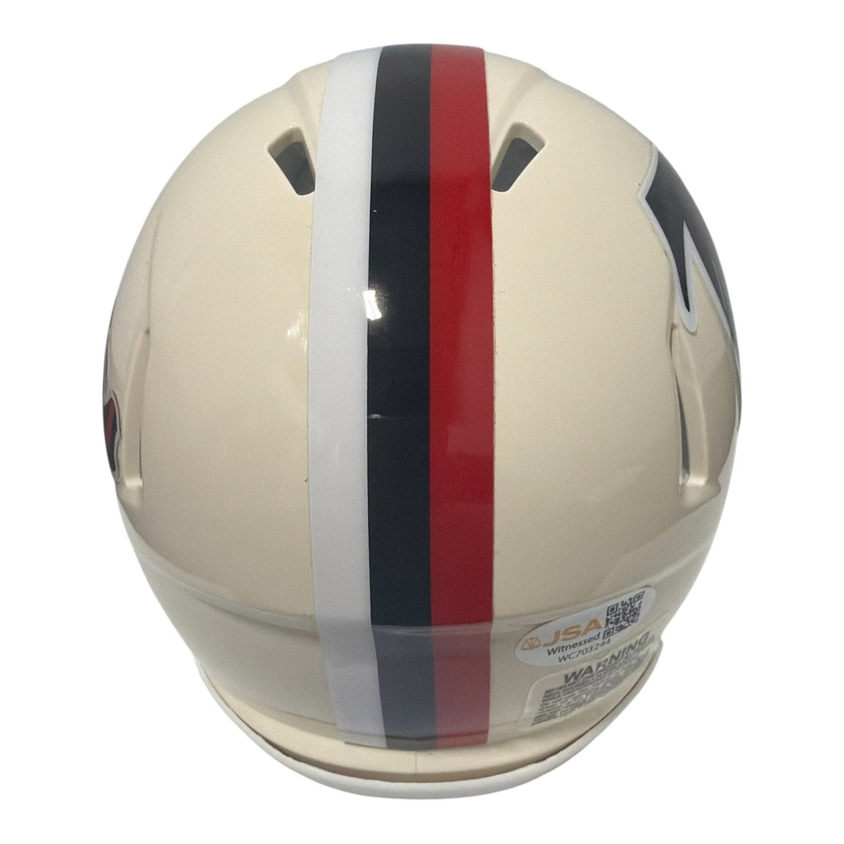 Michael Vick Signed Atlanta Falcons Retro Mini Helmet JSA Witness COA2
