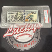 Floyd Mayweather Jr Signed $100 Bill US Currency x4 Inscriptions PSA 10 Auto M0