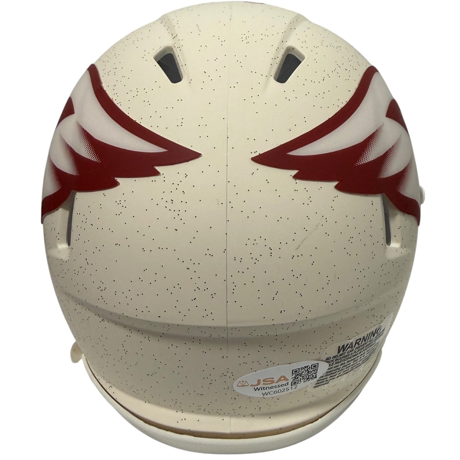 Jacoby Brissett Signed Arizona Cardinals Rivalries Mini Helmet JSA Witness COA2