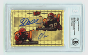 Corey Dillon & Chad Johnson 2024 Hits Memorabilia BOOM Super 1/1 Signed BGS Auto0