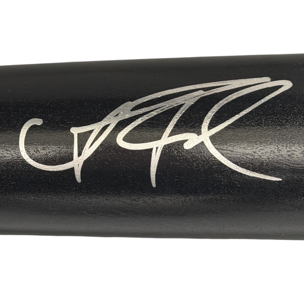 Andrew Fischer Signed Black Louisville Slugger Bat JSA Witness COA Brewers1