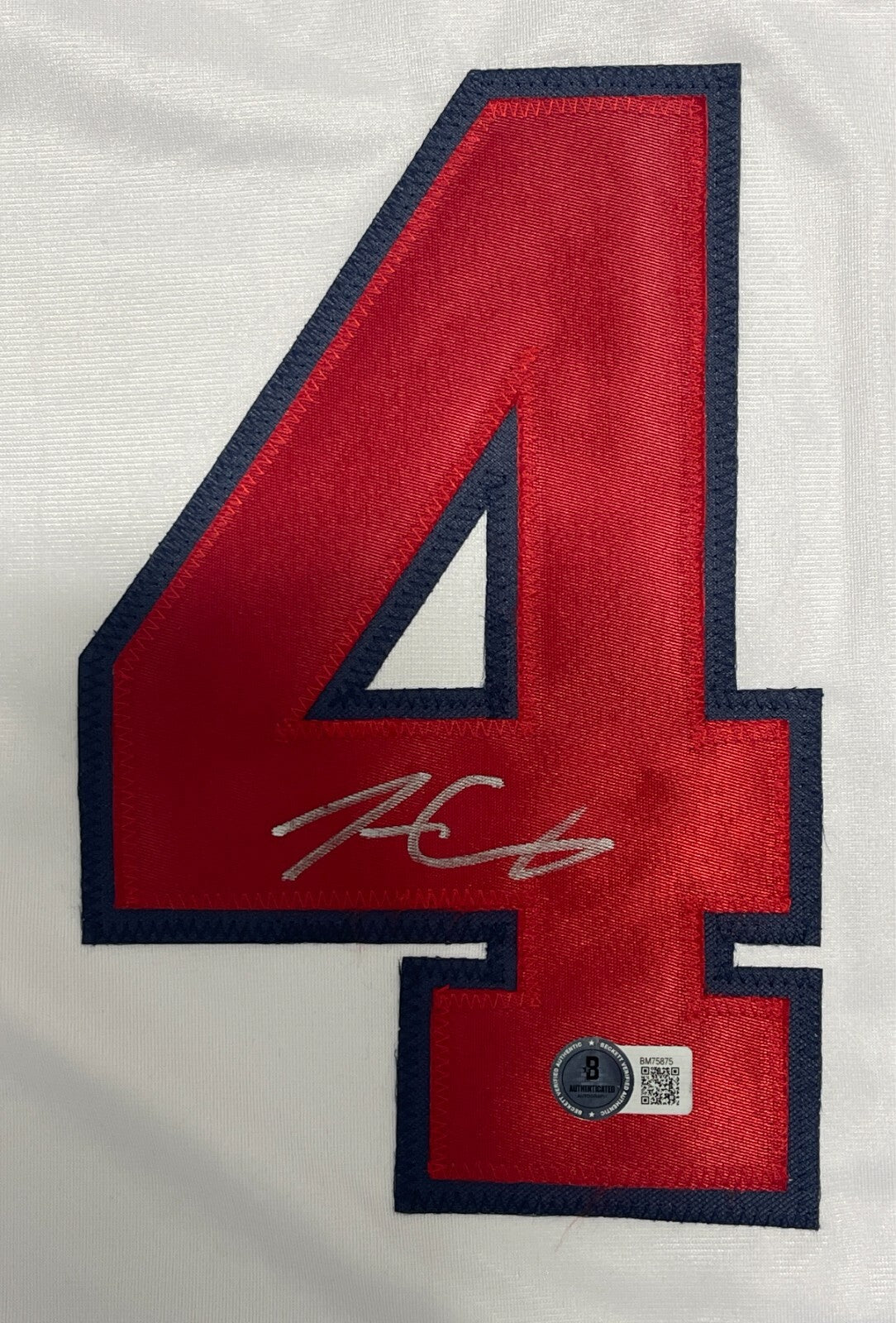 Josiah Gray Signed Auto Washington Nationals Custom Jersey Beckett Wit BAS COA1