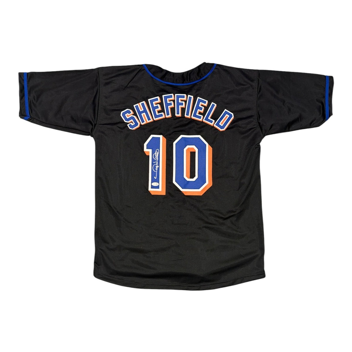 Gary Sheffield Signed Autographed New York Mets Custom Jersey JSA Witness COA0