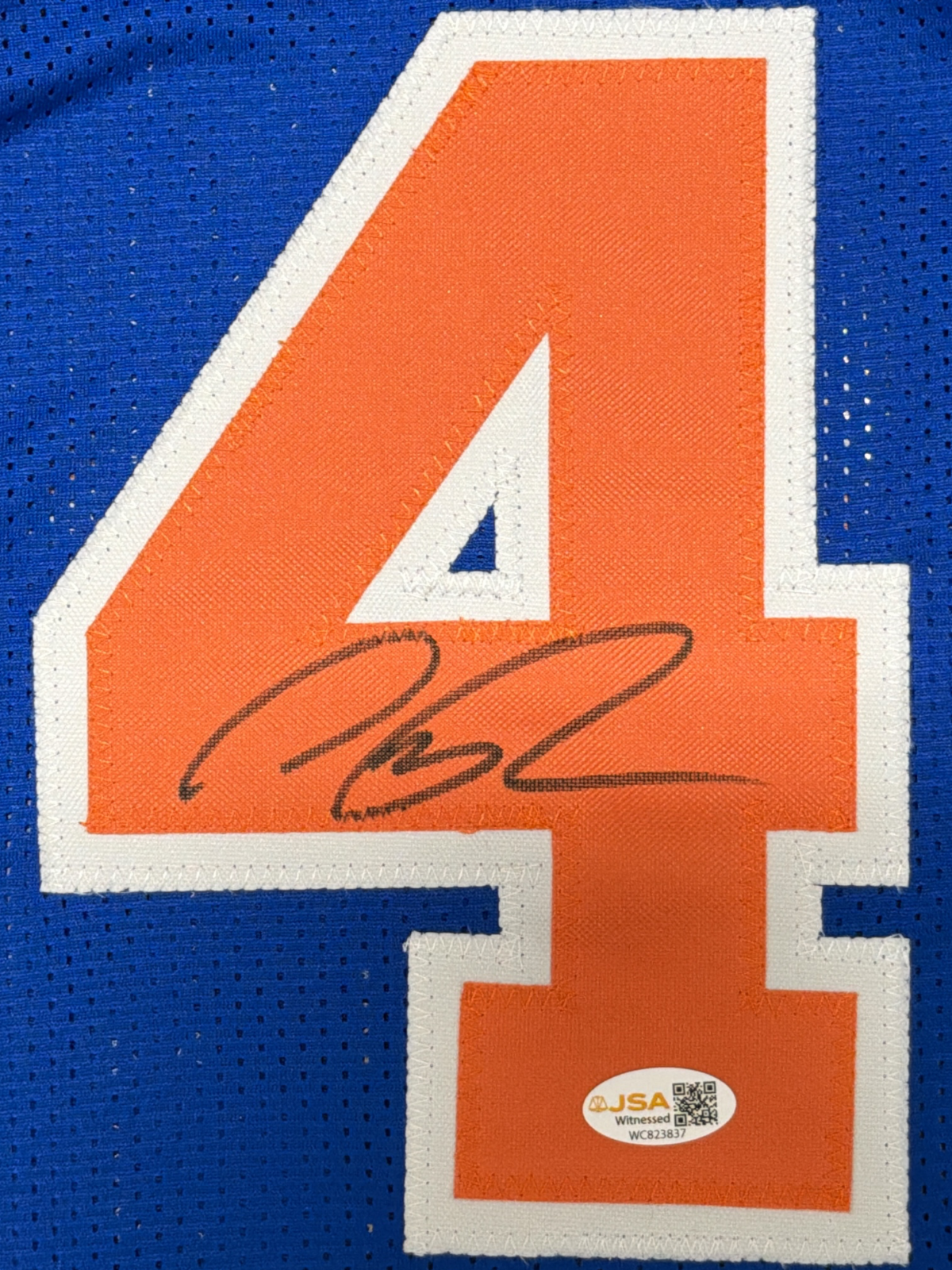Nate Robinson Signed Autographed New York Knicks Custom Jersey JSA Witness COA1
