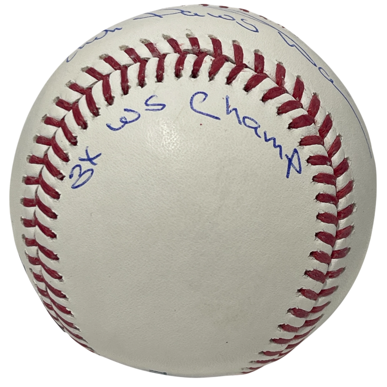 Chili Davis Signed ROMLB Baseball w/ Dawg + 2 Insc Beckett Witness BAS COA2