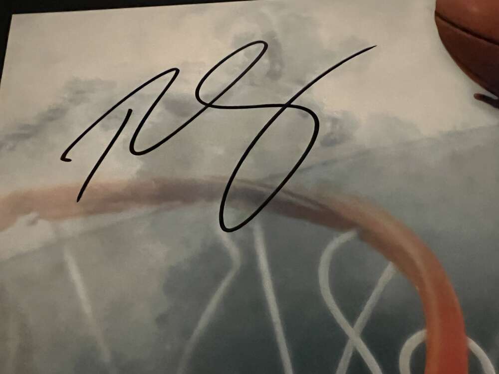 Ben Simmons Signed 24x20 Photo Above The Clouds Upper Deck UDA COA 76ers1