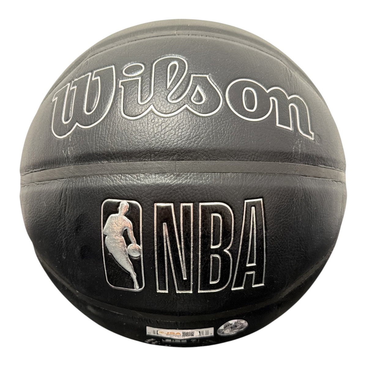 Larry Bird Signed Boston Celtics Premier Black Basketball JSA W COA Bird Holo A4