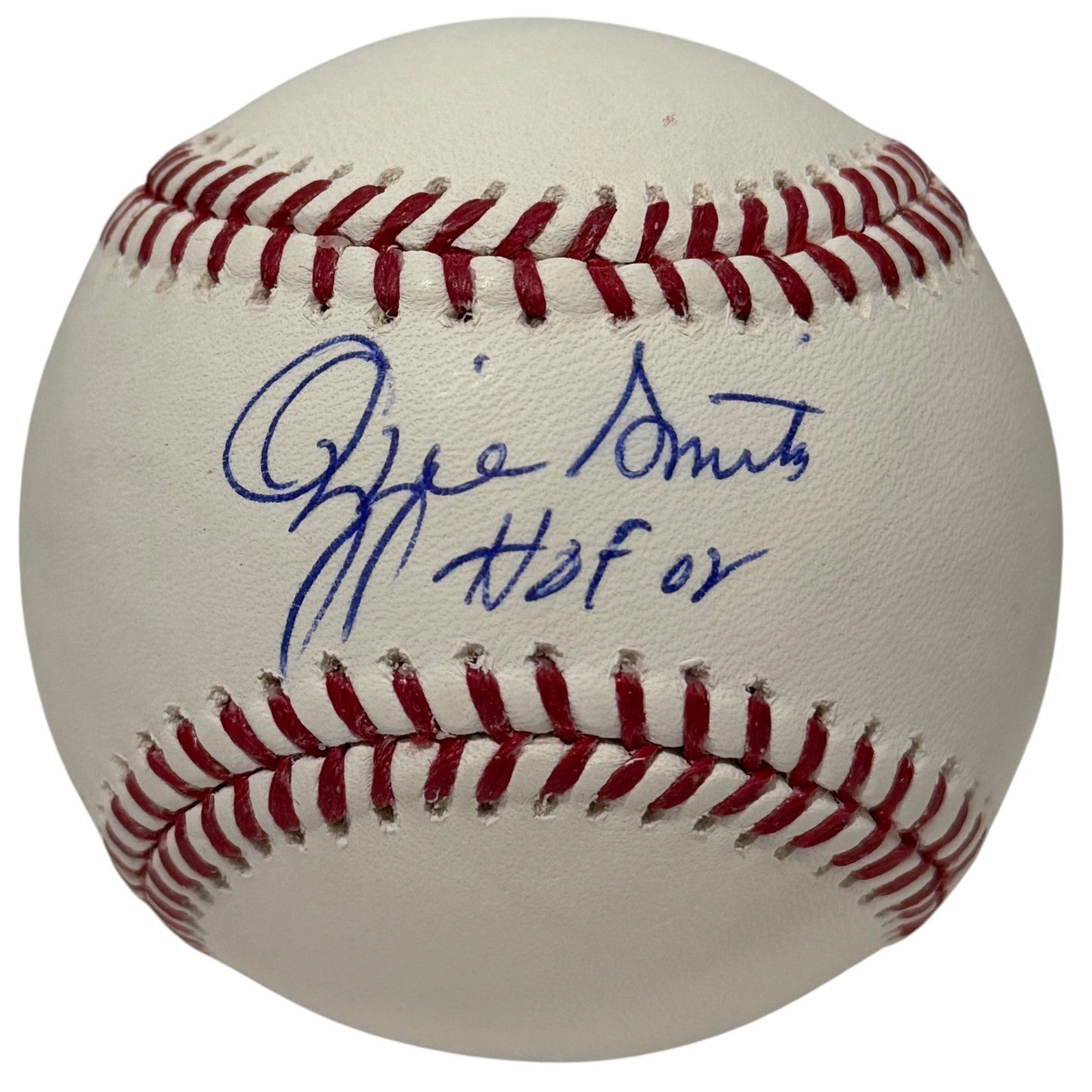 Ozzie Smith Signed Autographed ROMLB Baseball w/ HOF 02 JSA COA Cardinals0