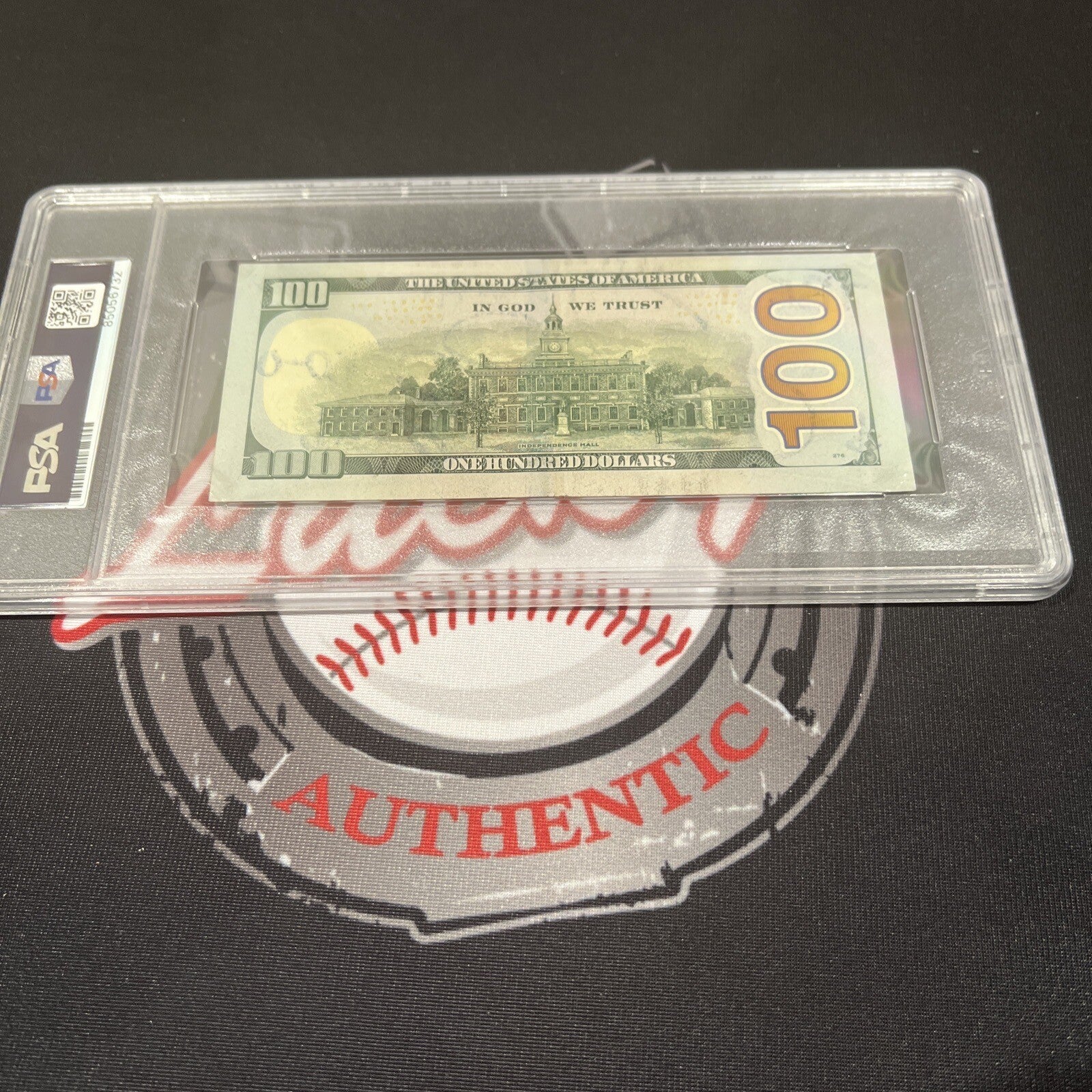 Floyd Mayweather Jr. Signed $100 Bill US Currency x4 Inscription PSA Auth Auto B4