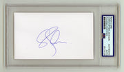 Christopher Jackson Signed 3x5 Index Card PSA Authentic Auto Hamilton Washington0