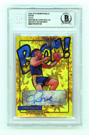 Chris Mullin 2024 Hits Memorabilia BOOM Gold /10 Signed BGS BAS Auto Warriors0