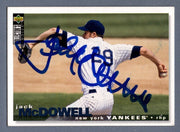 Jack McDowell Signed 1995 Upper Deck Collector's Choice 515 LSCM COA Yankees0
