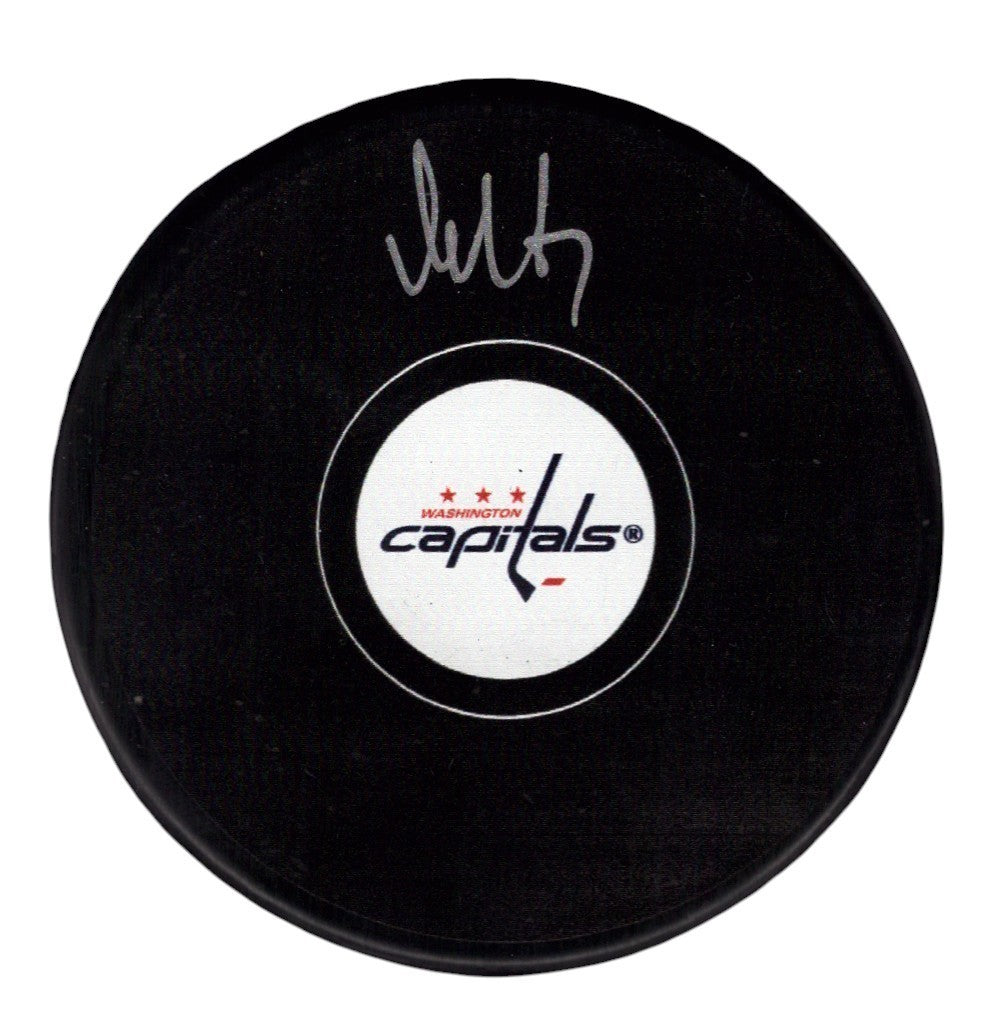 Alex Ovechkin Signed Autographed Washington Capitals Logo Puck Fanatics COA0