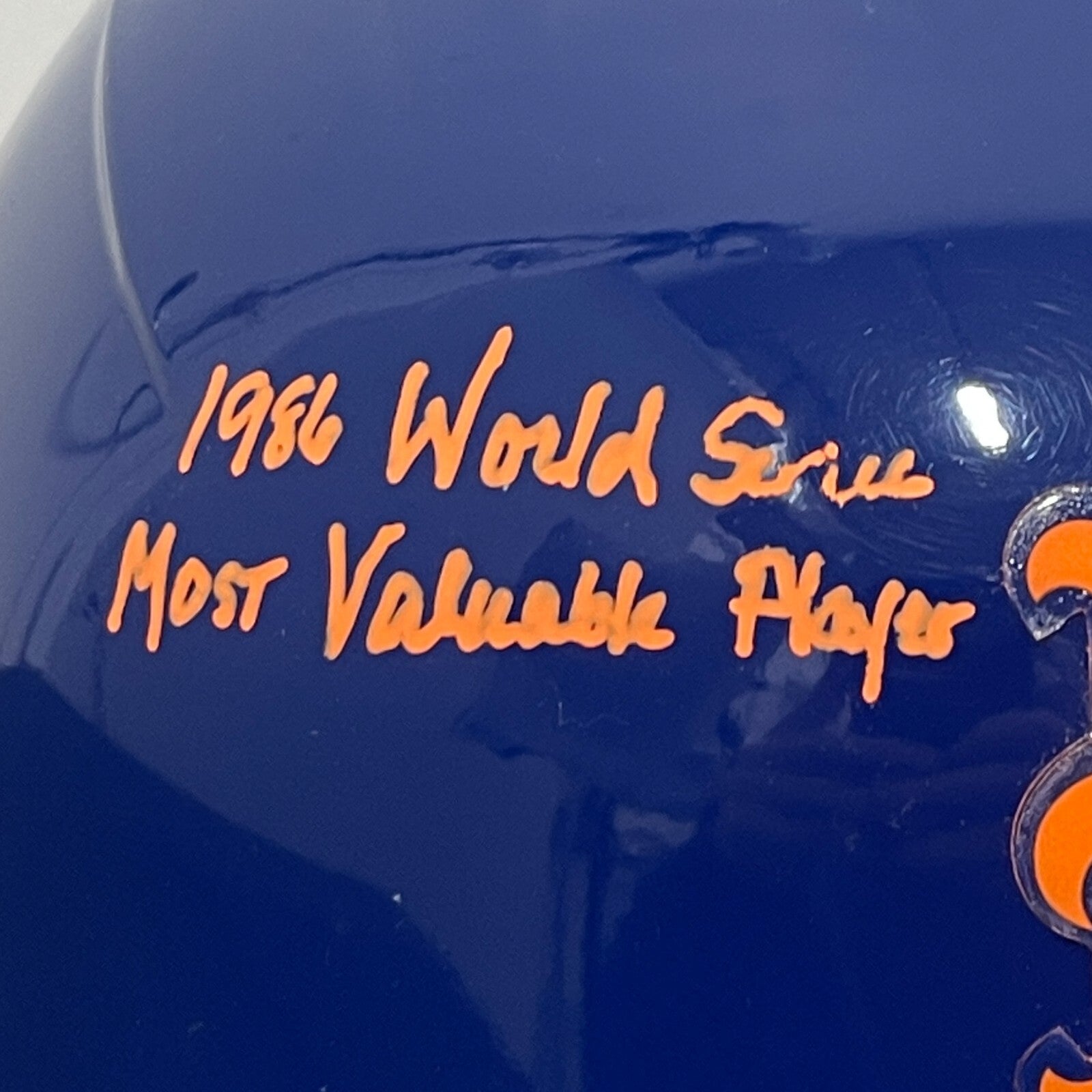 Ray Knight Signed Auto Mets Full Size Batting Helmet w Multi Ins Beckett BAS COA2