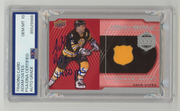 Adam Oates 2015-16 UD Series 2 Piece of History Signed Relic 2 Insc. PSA 10 Auto0