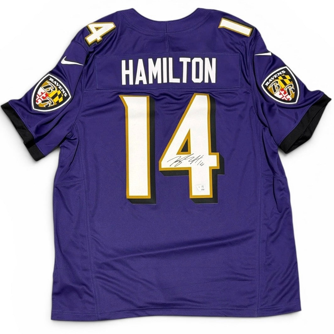 Kyle Hamilton Signed Autographed Baltimore Ravens Nike Jersey FANATICS COA0