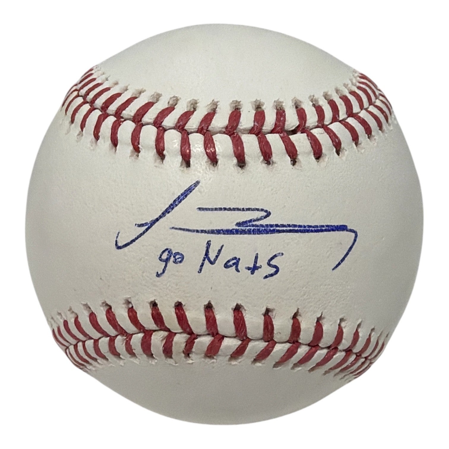 Travis Syroka Signed Autographed ROMLB Baseball w/ Go Nats! JSA COA Nationals0