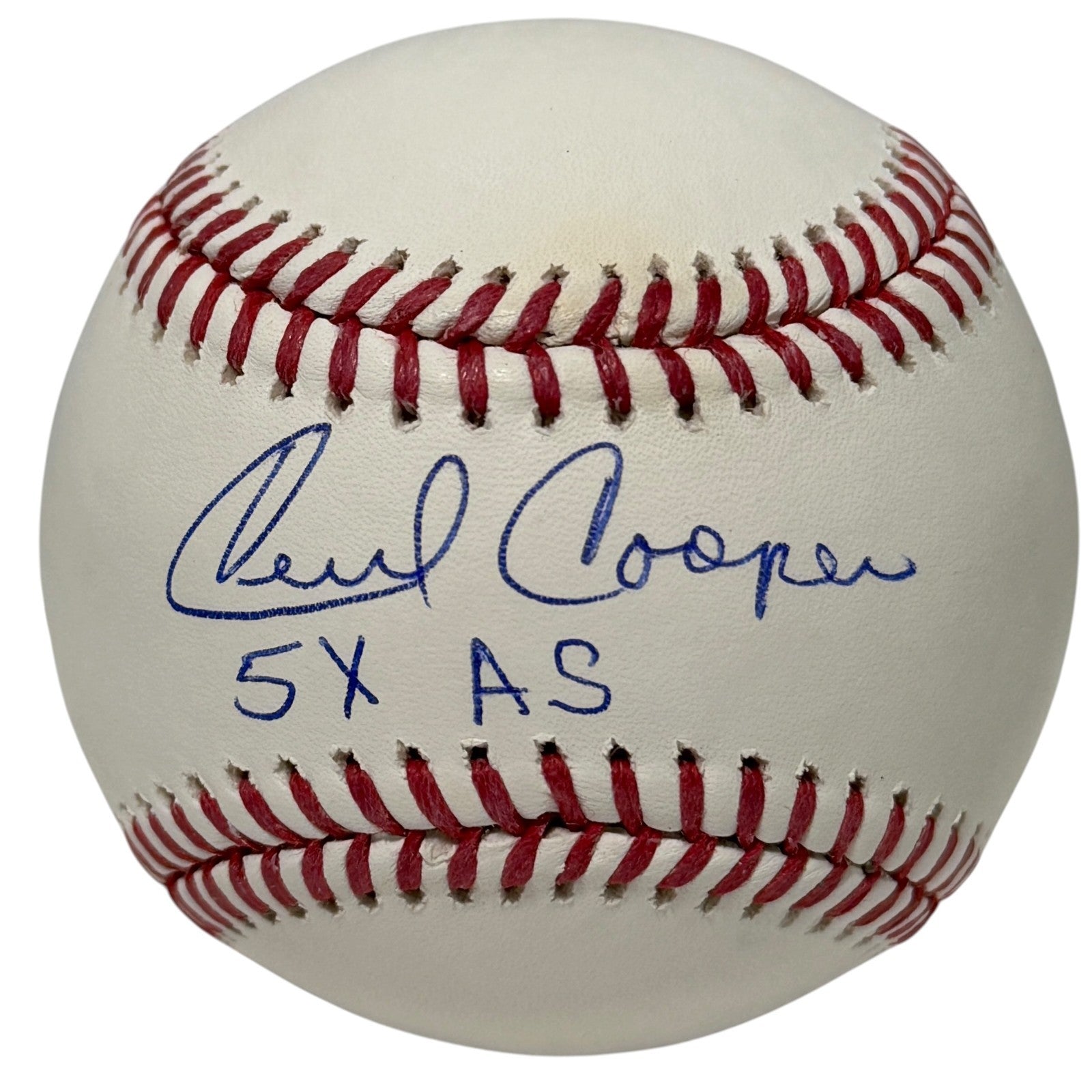 Cecil Cooper Signed Autographed ROMLB Baseball w/ 5x AS JSA Witness COA0