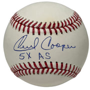 Cecil Cooper Signed Autographed ROMLB Baseball w/ 5x AS JSA Witness COA0