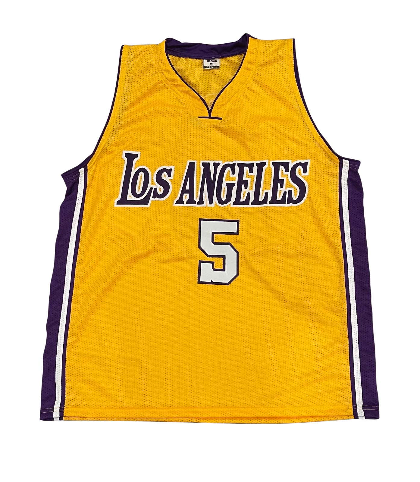 Robert Horry Signed Lakers Custom Jersey w/ 7x Champ Beckett Witness BAS COA2