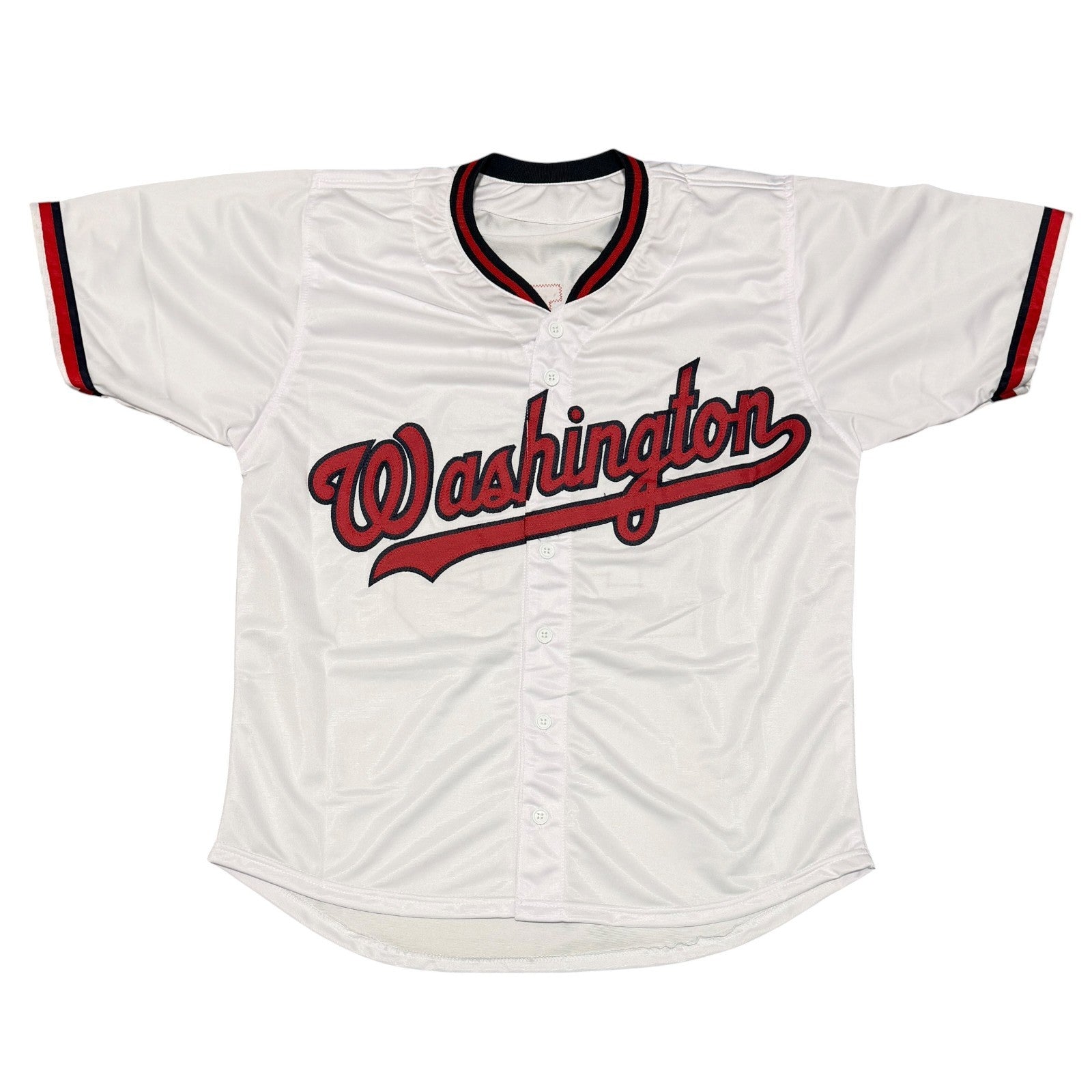 Ethan Petry Signed Autographed Washington Nationals Custom Jersey JSA COA2