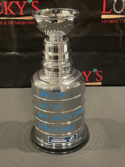 Martin St. Louis Signed Auto 14" Mini Stanley Cup 3x Insc. PSA ITP COA Lightning0