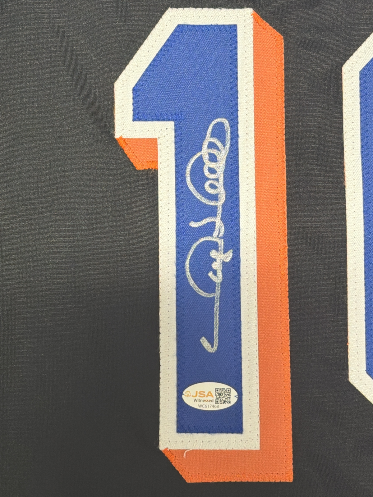 Gary Sheffield Signed Autographed New York Mets Custom Jersey JSA Witness COA1