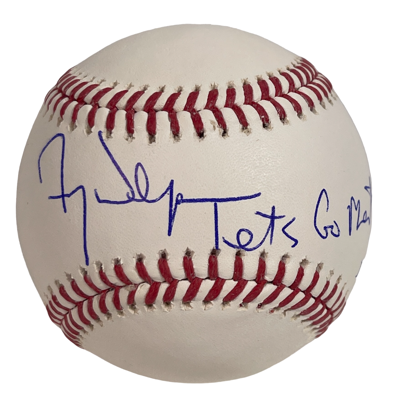 Fred Wilpon Signed Autographed ROMLB Baseball w/ Lets Go Mets JSA COA0