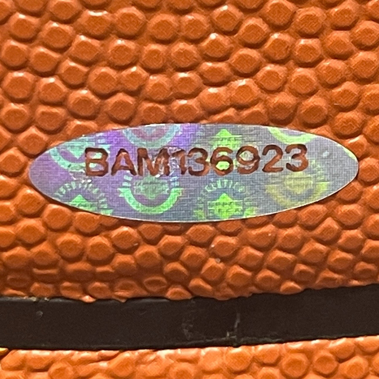 Tyrese Maxey Signed Spalding NBA Basketball Upper Deck UDA COA Philadelphia 76er2