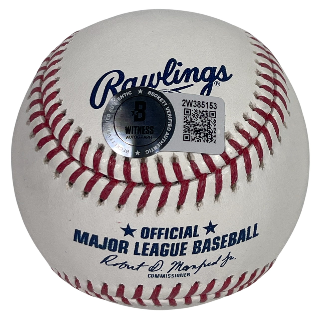 Vince Coleman Signed Autographed ROMLB Baseball Beckett Witness BAS COA1