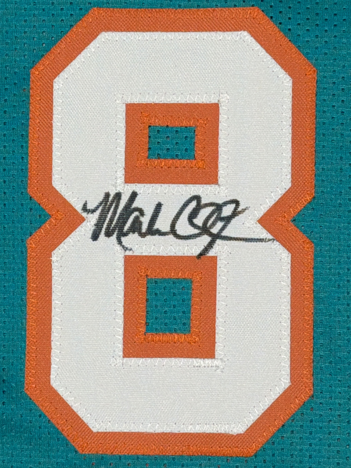Mark Clayton & Mark Duper Signed Marks Brothers Dolphins Custom Jersey JSA W COA2