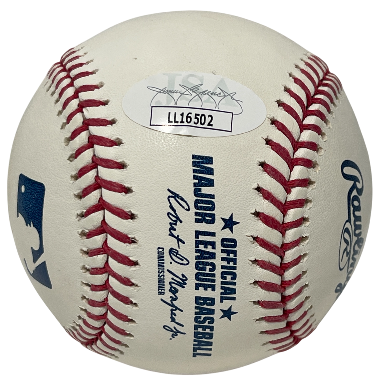 Anthony Michael Hall Signed Rawlings ROMLB Baseball JSA COA Whitey Ford B1