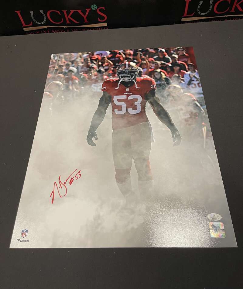 NaVorro Bowman Signed Auto Autographed 16x20 Fanatics Photo JSA COA 49ers0