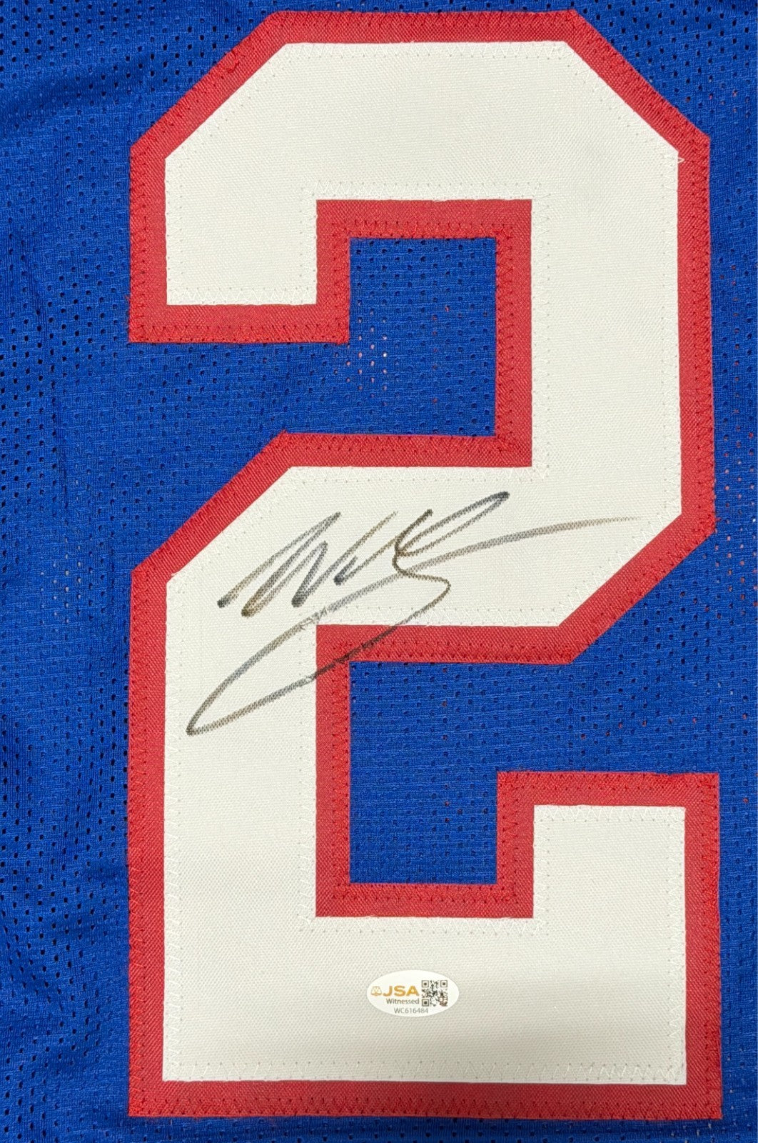 Willis McGahee Signed Autographed Buffalo Bills Custom Jersey JSA Witness COA1