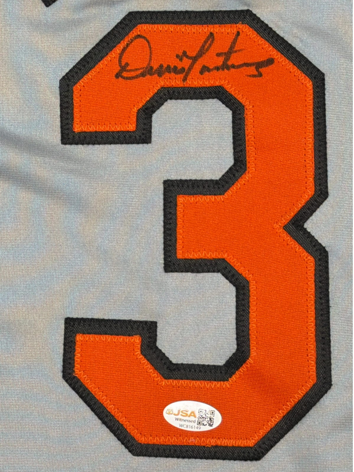 Dennis Martinez Signed Baltimore Orioles Custom Jersey JSA Witness COA1