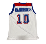 Bob Dandridge Signed Washington Bullets Custom Jersey w/ HOF 21 Beckett BAS COA0