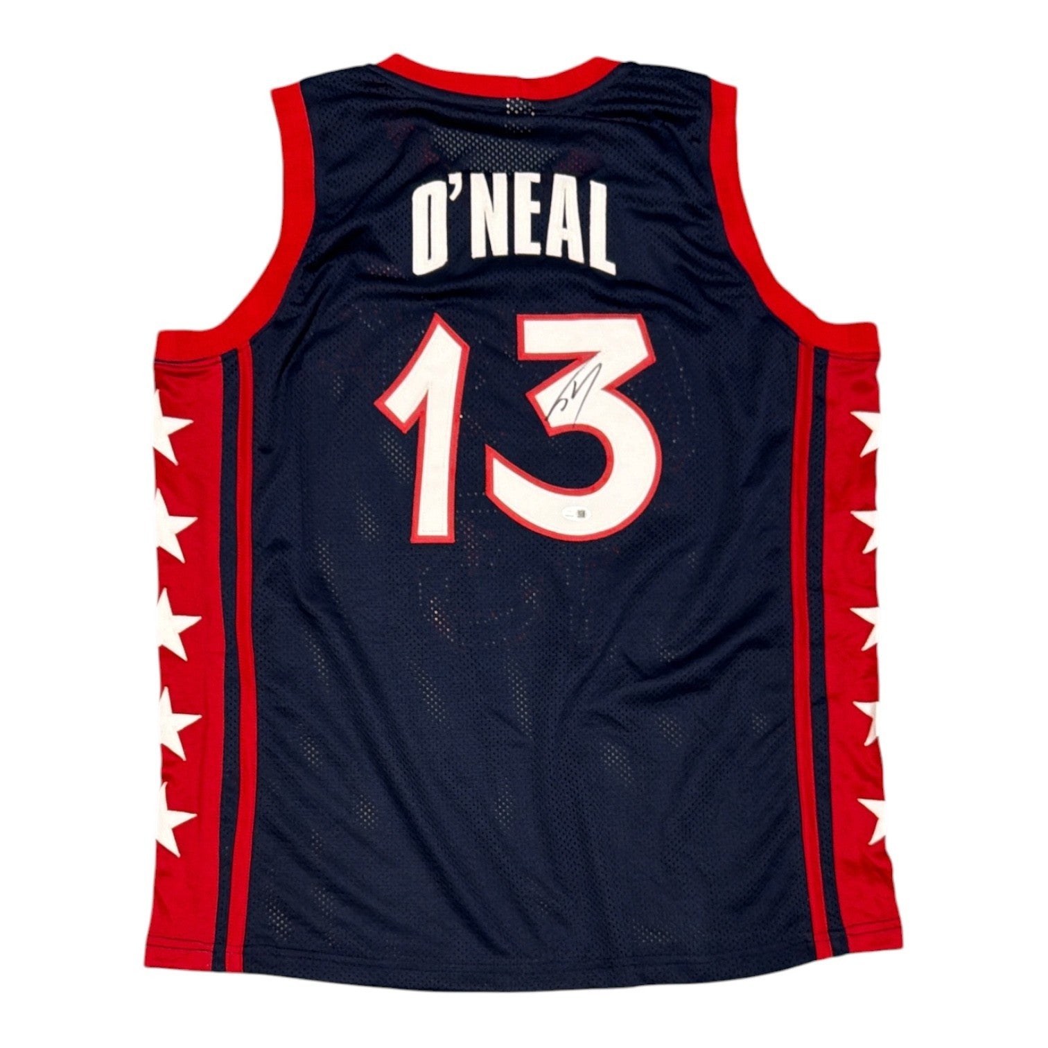 Shaquille O'Neal Signed USA Basketball Custom Jersey JSA Witness COA Shaq0