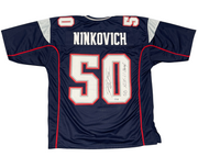 Rob Ninkovich Signed Patriots Custom Jersey w SB XLIX LI Champ Beckett W BAS COA0