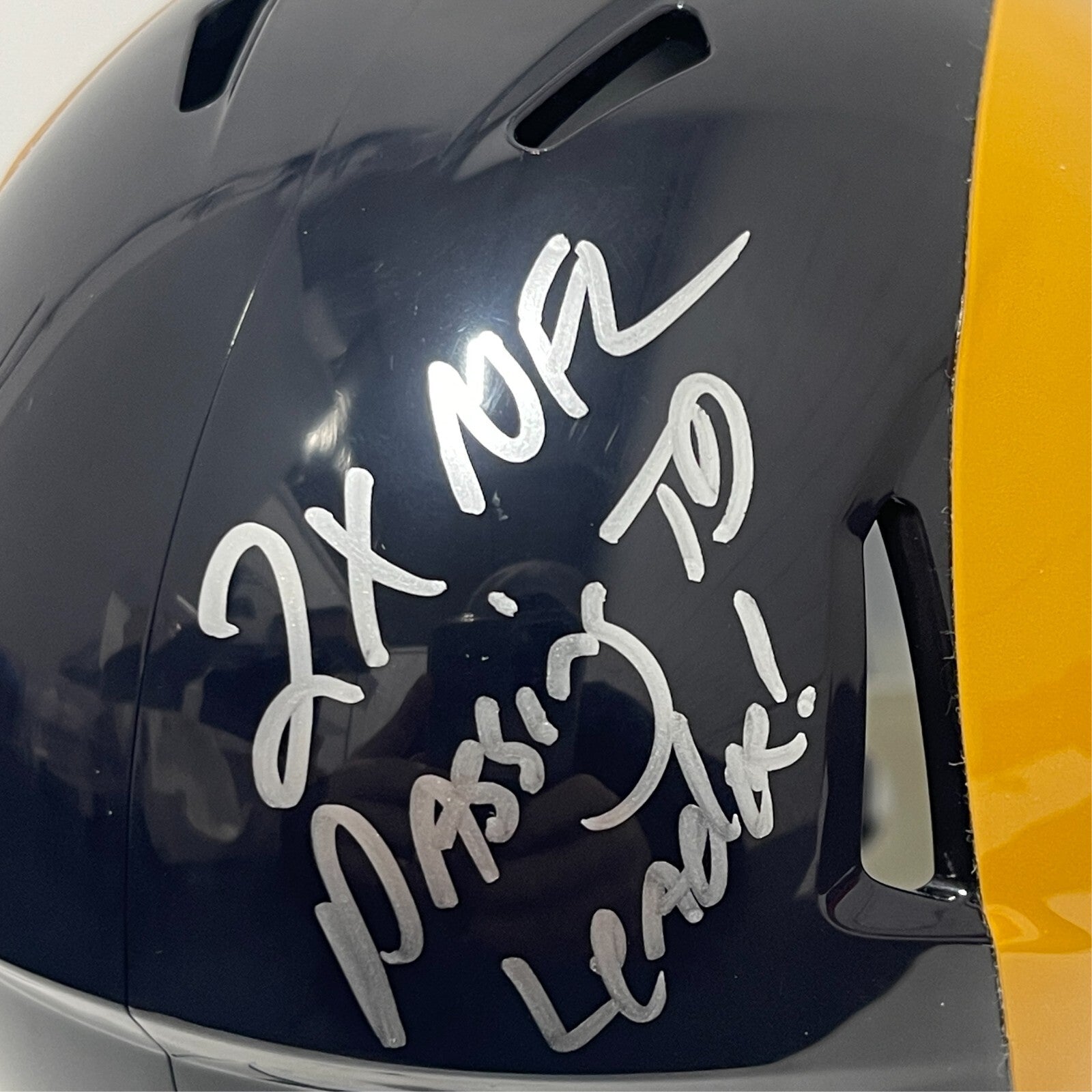 Jim Everett Signed Rams TB Mini Helmet 2 NFL Passing TD Leader Beckett W BAS COA2