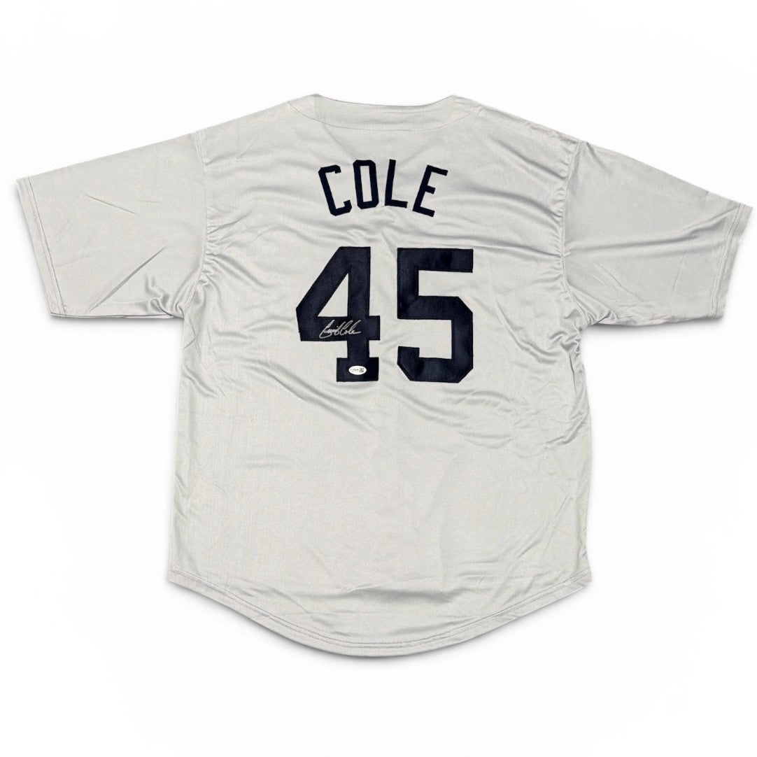 Gerrit Cole Signed Autographed New York Yankees Custom Jersey JSA COA0