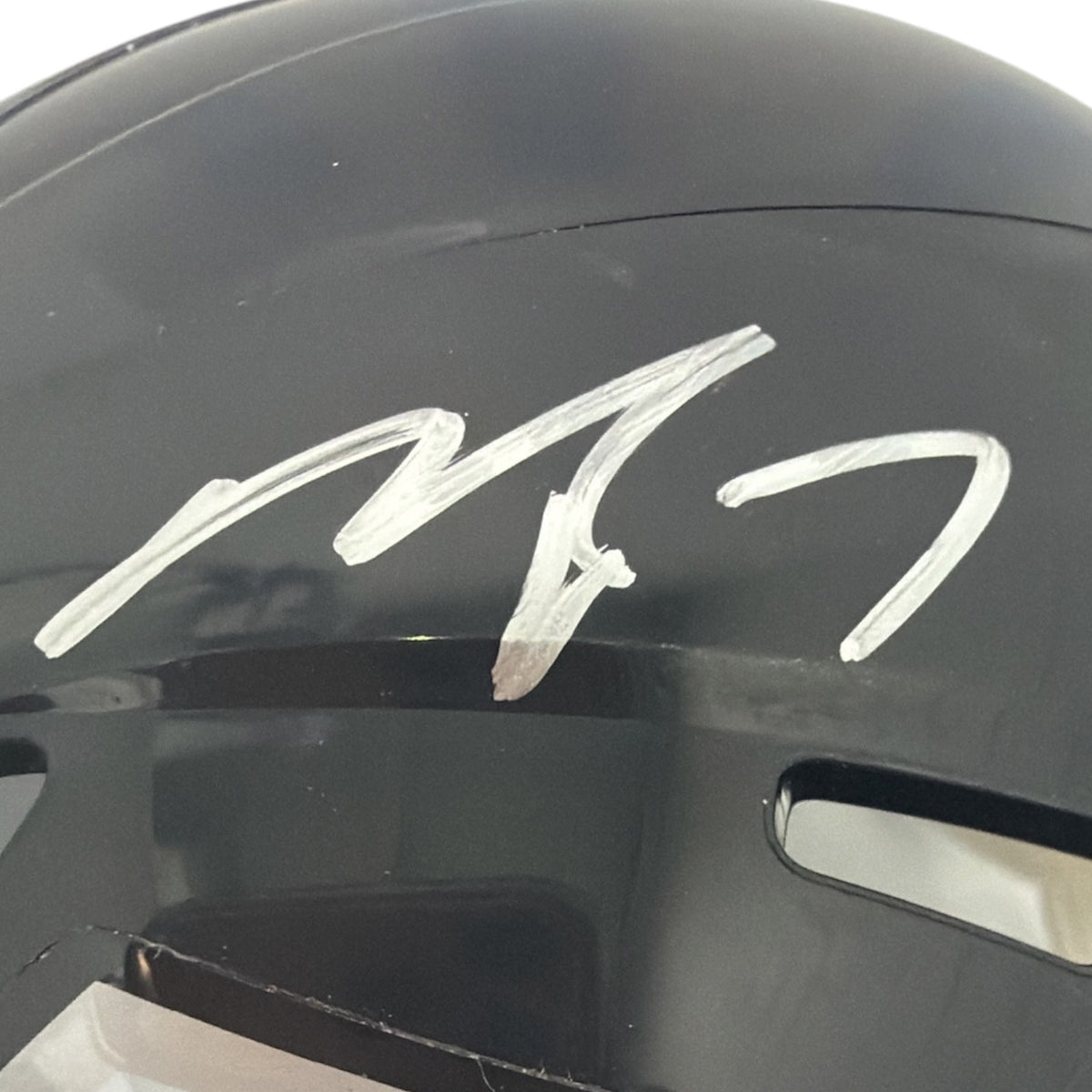 Michael Vick Signed Autographed Atlanta Falcons TB Mini Helmet JSA Witness COA1