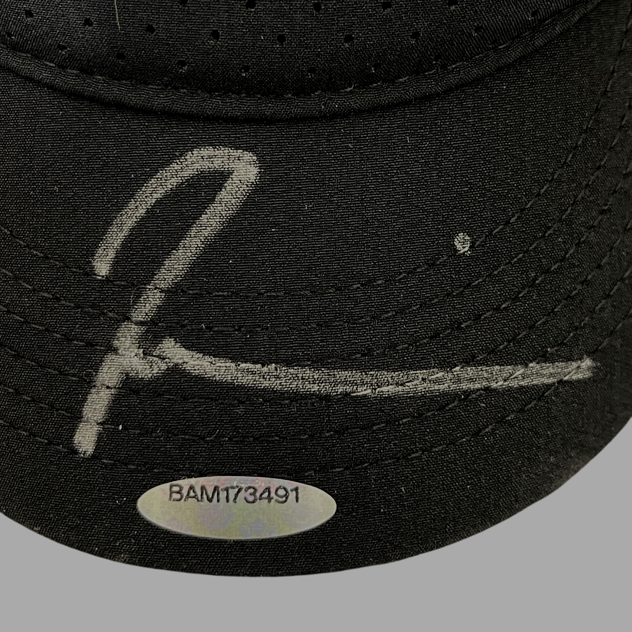 Naomi Osaka Signed Autographed Nike Black Visor Hat Upper Deck UDA COA Tennis1