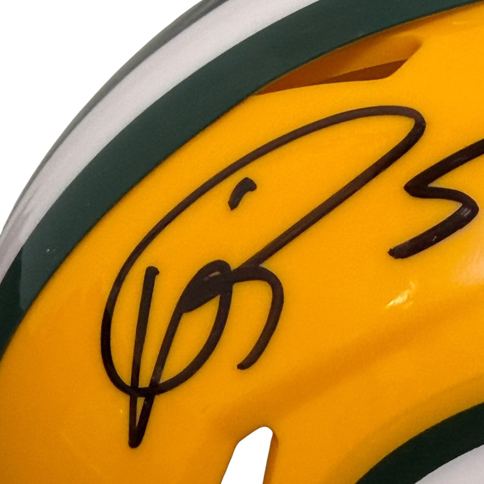 Andre Rison Signed Packers Speed Mini Helmet w/ SB XXXI Champ JSA Witness COA1