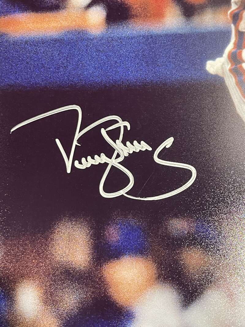 Darryl Strawberry Signed Autographed 16x20 Photo w/ 86 WS Champs JSA COA1