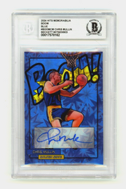 Chris Mullin 2024 Hits Memorabilia BOOM Blue /5 Signed BGS BAS Auto Golden State0