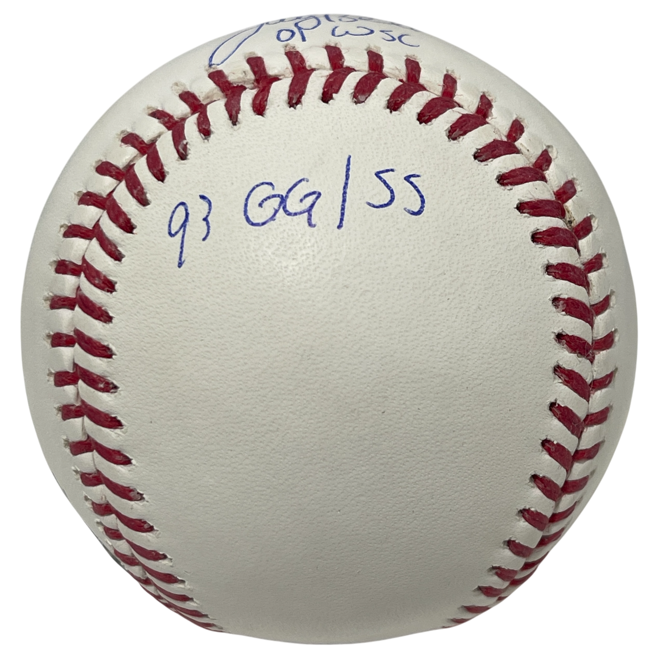 Jay Bell Signed ROMLB Baseball w/ 01 WSC + 2 AS + 93 GG/SS Beckett Wit BAS COA2
