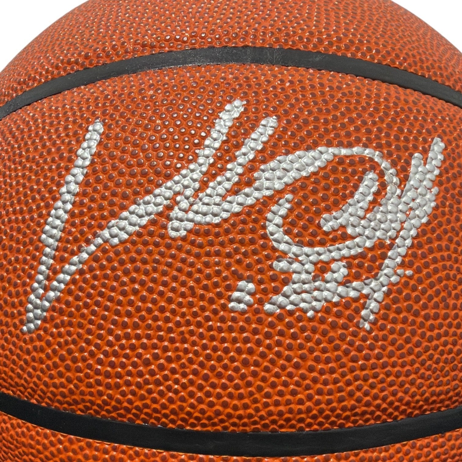 Charles Oakley Signed Autographed Wilson NBA Basketball JSA Witness COA1
